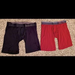 2 Pair Long Obviously Primeman Boxer Briefs